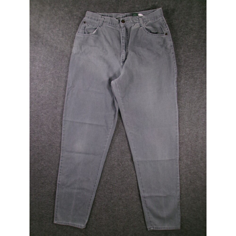 Hunt Club Jeans Womens 16 Tall Gray Mom High Waisted Relaxed Vintage USA